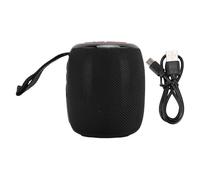 Mtlavishness en Haut-Parleur Bluetooth extérieur avec Son Surround High Power RVB Light Effets l'eau idéal pour Le Camping et Les Aventures en Plein air Comparits BT 5 1 7W Power (Schwarz)