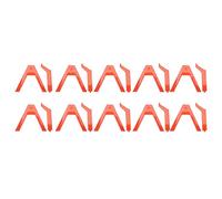 Mtlavishness Ensemble de 10 pièces Support modèle Gundam Version SD BB Q/HG 1/144 Support Simple Polyvalent Transparent Noir (Rouge Transparent)