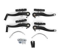 Mtlavishness Ensemble de freins V avant et arrière pour vélo de montagne en alliage d'aluminium, pièces de frein V avec plaquettes de frein résistantes à l'usure, installation (Deux paires à vendre)