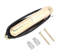 Mtlavishness Gold Alnico V Magnet Lipstick Tube Pickup pour guitares électriques à installation facile Robuste Matériau durable adapté aux guitares électriques et trois (Or)