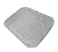 Mtlavishness Housse de Rechange pour auvent pour balançoire d'extérieur, imperméable, Anti-poussière, Taffetas de Polyester plaqué Argent 190 pour la Protection de la Cour du (Gris)