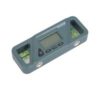 Mtlavishness Inclinomètre numérique avec base magnétique Jauge de mesure d'angle de niveau en plastique ABS pour le traitement du bois et la réparation automobile noir (Vert foncé)