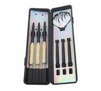 Mtlavishness Jeu de fléchettes à Pointe en Acier, fléchettes Professionnelles à Pointe en métal avec étui de Rangement, Jeu de fléchettes en métal léger et Portable pour Les