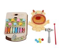 Mtlavishness Jeu de Whack Multifonctionnel Jouet interactif pour bébé avec Musique Jeu de Souris Whack pour l'éducation précoce Mode Hamster à 6 Niveaux 4 Modes de Divertissement