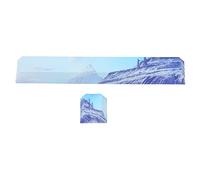 Mtlavishness Keycaps Pbt Résistance À l'usure Design Mat pour Clavier Mécanique Bricolage Idéal Usage Quotidien avec 2 Touches Espace