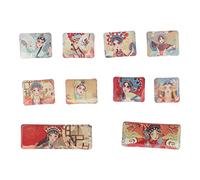 Mtlavishness Keycaps Pbt Thème Chinois Design Unique pour Clavier Mécanique Bricolage Compatible 61 87 104 108 Touches Hauteur OEM