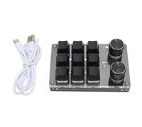 Mtlavishness keypad de Jeu mécanique avec 9 Touches et 2 Boutons du Clavier OSU à Double Mode DIY programmable pour Les médias de Musique de Jeu de Bureau et Plus d'ordinateur
