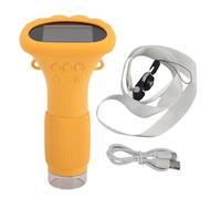 Mtlavishness Kids Microscope Camera 1000X Portable Digital Microscope for Kids and Adults with 2.0 inch IPS Color Screen and 8 LED Lights Ideal for Home Science Experiments and (Yellow)
