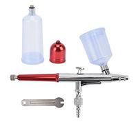 Mtlavishness Kit aérographe Paint G1/8 à monter soi-même avec connecteur et chette facile à utiliser, construction en laiton de qualité supérieure, débit d'air/liquide