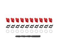 Mtlavishness Kit d'abreuvoir Automatique en Plastique pour tétines d'eau Horizontales pour Poulet pour Tuyau ou Seau Une hydratation Propre et Continue