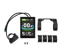 Mtlavishness LCD8SU Écran couleur Compteur d'affichage LCD pour vélo Accessoire de conversion de vélo électrique avec connecteur étanche 6 km/h Assistance électrique