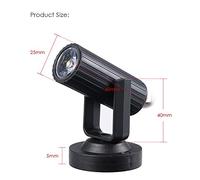 Mtlavishness Led Mini Spot lampe éclairage de scène Super lumineux RVB Par lumières pour la maison fête Festival Dj montre avec Ac85 265 V tension d'entrée (multicolore)