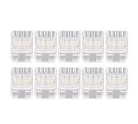 Mtlavishness Lot de 10 connecteurs de bande LED COB vers câble 4 broches 10 mm transparents sans soudure pour une installation facile à la maison, à l'école, au bureau, à la