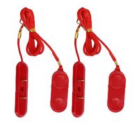 Mtlavishness Lot de 2 clés de sécurité universelles pour Tapis de Course, arrêt d'urgence pour Machine à Courir, Plat, Ovale, Double Broche, 6,6 x 1,7 cm, Accessoire de sécurité