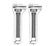 Mtlavishness Lot de 2 mini clés multifonctions réglables et compactes, ouvre-bouteille multifonctions pour la préparation quotidienne, la randonnée, le camping, la randonnée, clé