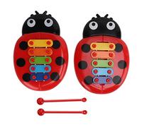 Mtlavishness Lot de 2 xylophones colorés pour Enfants, Sept étoiles, sans Danger pour Les Tout-Petits, pour Jouets
