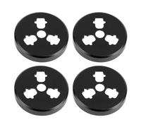 Mtlavishness Lot de 4 capuchons de moteur de drone en alliage d'aluminium pour Air 3S et 3 Pro Classic Noir Protection de moteur de qualité supérieure pour une sécurité de vol et (Noire)