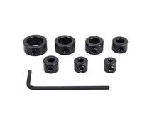Mtlavishness Lot de 8 colliers de butée de profondeur de 3 à 12 mm avec clé hexagonale, localisateur d'anneau d'espacement en acier au carbone pour un contrôle précis de la