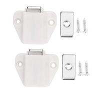 Mtlavishness Lot de 8 loquets magnétiques robustes à ventouse pour porte simple pour meubles de maison, armoire, placard, loquet magnétique d'aspiration de porte, loquet