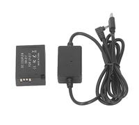 Mtlavishness LP E17 Batterie factice avec Adaptateur d'alimentation de Type C pour l'alimentation Continue de la caméra idéale pour Le Tournage intérieur et extérieur Compatible