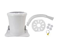 Mtlavishness Machine de déshydratation manuelle avec vitesse élevée de 2 500 tr/min pour une déshydratation efficace des vêtements dans un dortoir, une salle de bain, une (Blanche)