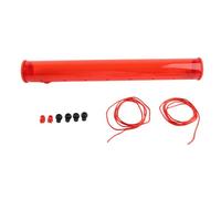 Mtlavishness Mangeoire à Oiseaux Suspendue Horizontale Tube d'alimentation pour colibris Transparent pour terrasse Porche de Jardin Conception de Tube Long en Plastique Durable