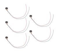 Mtlavishness Micro moteur vibrant plat pièce de monnaie moteur vibrant 3 V 0,02 W 0,08 A brosse micro moteur vibrant adhésif pièce plate 8 x 3,4 mm pour téléphones mobiles,