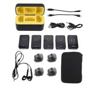 Mtlavishness Microphone Cravate sans Fil avec Technologie de Suppression du Bruit Transmission de Signal Stable et Conception de Revers Portable pour Appareil Photo, téléphone et