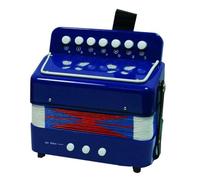 Mtlavishness Mini 7 Key 2 Bass Small Accordion Facile à Apprendre et à Jouer l'instrument de Musique éducatif sûr et idéal pour Une école et Une Famille avec des Options de (Bleu)