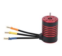Mtlavishness Moteur sans balais 3650 3100 KV, moteur RC haute performance de remplacement avec rotor équilibré précis pour voiture 1 10 RC, conception ultra légère pour un régime