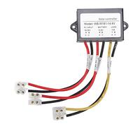 Mtlavishness MPPT Contrôleur Solaire 150W 10A IP67 Contrôleur de Panneau Solaire photosensible avec Reflux et Fonctions pour la Lampe de Rue Solaire 13.8V (14.6v)