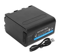 Mtlavishness NP F980 Lithium Batterie Haute capacité 7200mAh Type C USB Charge Rapide pour Les caméscolateurs Cameras Lights Video Lights Moniteurs Idéal pour Un tir de Longue