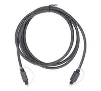 Mtlavishness Numérique Optique Audio Câble SPDIF Fiber Optique Cordon Carré Port Son Avec Carré Port 1.8 Mètre de Transmission pour TV Haut-Parleur Home Cinéma