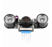 Mtlavishness Objectif Grand Angle Module de Caméra avec Lumière de Remplissage 500 Millions de pour Projets de Bricolage DIY Connexion CSI S5 15 Broches Réglable 160 Degrés