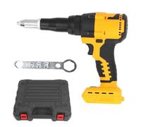 Mtlavishness Outil de rivetage sans Fil 3,2 à 4,8 mm Pistolet à écrou à Rivets Riveteuse Automatique sans balais avec lumière LED pour Batterie DCB206 DCB207 DCB208