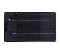 Mtlavishness Panneau léger et flexible de panneau solaire monocristallin 50 W 18 V pour toits de bateaux de camping-car