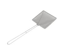 Mtlavishness Passoire à pelle à résidus d'huile 304 en acier inoxydable carré à mailles fines Wok écumoire cuillère à fente pour une filtration efficace des résidus d'huile