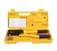 Mtlavishness Pince à sertir hydraulique pour câble de batterie avec matrices de 10 à 120 mm - Pince à sertir hydraulique robuste 10 T pour un sertissage efficace des bornes de