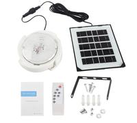 Mtlavishness plafonnier solaire haute luminosité 50LED synchronisation lampe de hangar solaire avec télécommande pour la maison intérieure extérieure (45W)