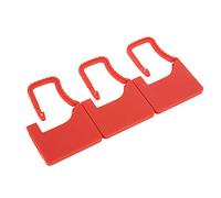 Mtlavishness Plastic Lock Lock Selflocking Étiquette étiquette offre des sacs de chaussures et des vêtements adaptés à diverses industries telles que Logistics Supermarket (Rouge)