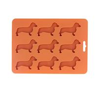 Mtlavishness Plateaux à glaçons en silicone en forme de chien sans BPA, moule en silicone de qualité alimentaire pour crayons de chocolat, bougies, décoration de gâteau au yaourt,