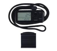 Mtlavishness Podomètre 3D pour la Marche avec rétroéclairage LCD Tracker de Pas Simple Compteur de Calories Clip et Sangle Mémoire de 7 Jours Suivi d'activité précis pour Hommes