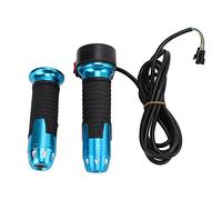 Mtlavishness Poignée d'accélérateur universelle pour véhicule électrique 12 V 99 V avec fonction réglable à 3 vitesses, 6 fils pour vélo électrique, couleur grise (Bleue)