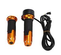 Mtlavishness Poignée d'accélérateur universelle pour véhicule électrique 12 V 99 V avec fonction réglable à 3 vitesses, 6 fils pour vélo électrique, couleur grise (Ou)
