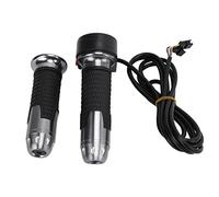 Mtlavishness Poignée d'accélérateur universelle pour véhicule électrique 12 V 99 V avec fonction réglable à 3 vitesses, 6 fils pour vélo électrique, couleur grise (Grise)