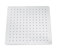 Mtlavishness pomme de douche carrée pluie salle de bain dessus en acier inoxydable 12 pouces conception Ultra mince pour une couverture complète du corps