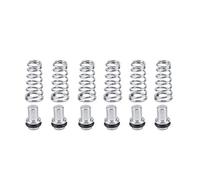 Mtlavishness Poppet Valve Robuste et pour Les remplaçants de Baril de bière Homebrew ajustements et Le keg de Verrouillage à Broches Post 6 PCS Silver Environ 28g