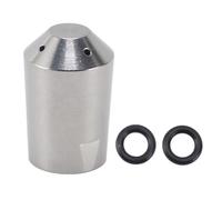 Mtlavishness Premium Stainless Steel Coffee Machine Nozzle Three Hole Replacement Steam Wand Tip for Ideal for Home Cafes Restaurants and Milk Tea Stores with Approx 21mm Length (4 trous)