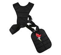 Mtlavishness Professional Double épaule Harnais Broussin Brosse Strape PAPÉDÉE CONTRAINT en Nylon de Haute qualité pour Une d'herbe Plus sûre et Plus Facile s'adapte à des