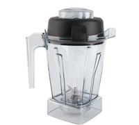 Mtlavishness Récipient de remplacement pour mélangeur 48 oz Pichet de mélangeur scellé en caoutchouc ABS transparent avec lame et couvercle en acier inoxydable pour les soupes